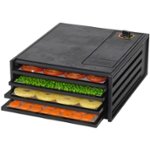 Front Zoom. Excalibur Electronics - 2400 4 Tray Starter Series Food Dehydrator - Black.