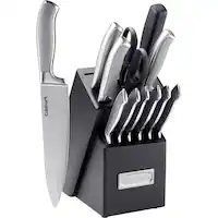 Cuisinart - Graphix Collection 13-Piece Knife Set - Silver/Black - Angle_Zoom