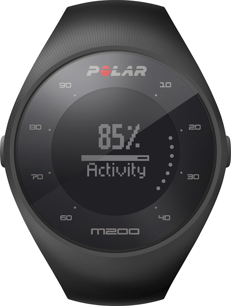 Best Buy: Polar M200 GPS Heart Rate Monitor Running Watch Black 
