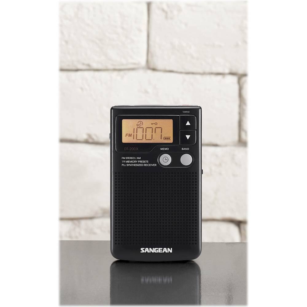 Alt View 11. Sangean - AM/FM Pocket Radio - Black.