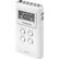 Left. Sangean - AM/FM Pocket Radio - White.
