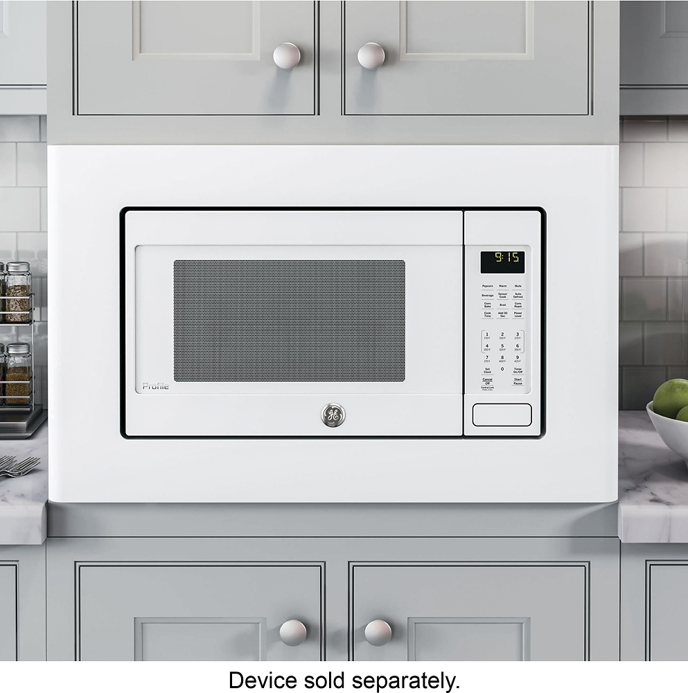 BUILT-IN 0.7 Cu. Ft. Deluxe Microwave Oven w/ Trim Kit - Stainless Steel