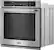 Left. Maytag - 27" Built-In Single Electric Convection Wall Oven - Stainless steel.