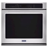 Maytag - 30" Built-In Single Electric Convection Wall Oven - Stainless steel - Front_Zoom