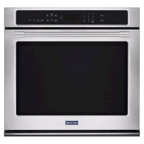 Maytag – 30″ Built-In Single Electric Convection Wall Oven – Stainless steel