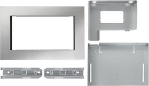 KitchenAid - 30" Trim Kit for Microwave - Stainless Steel - Front_Zoom