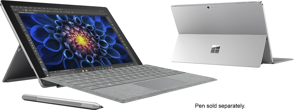 Best Buy: Microsoft Surface Pro 4 12.3 128GB Intel Core m3 Bundle with  Keyboard Silver DQS-00001