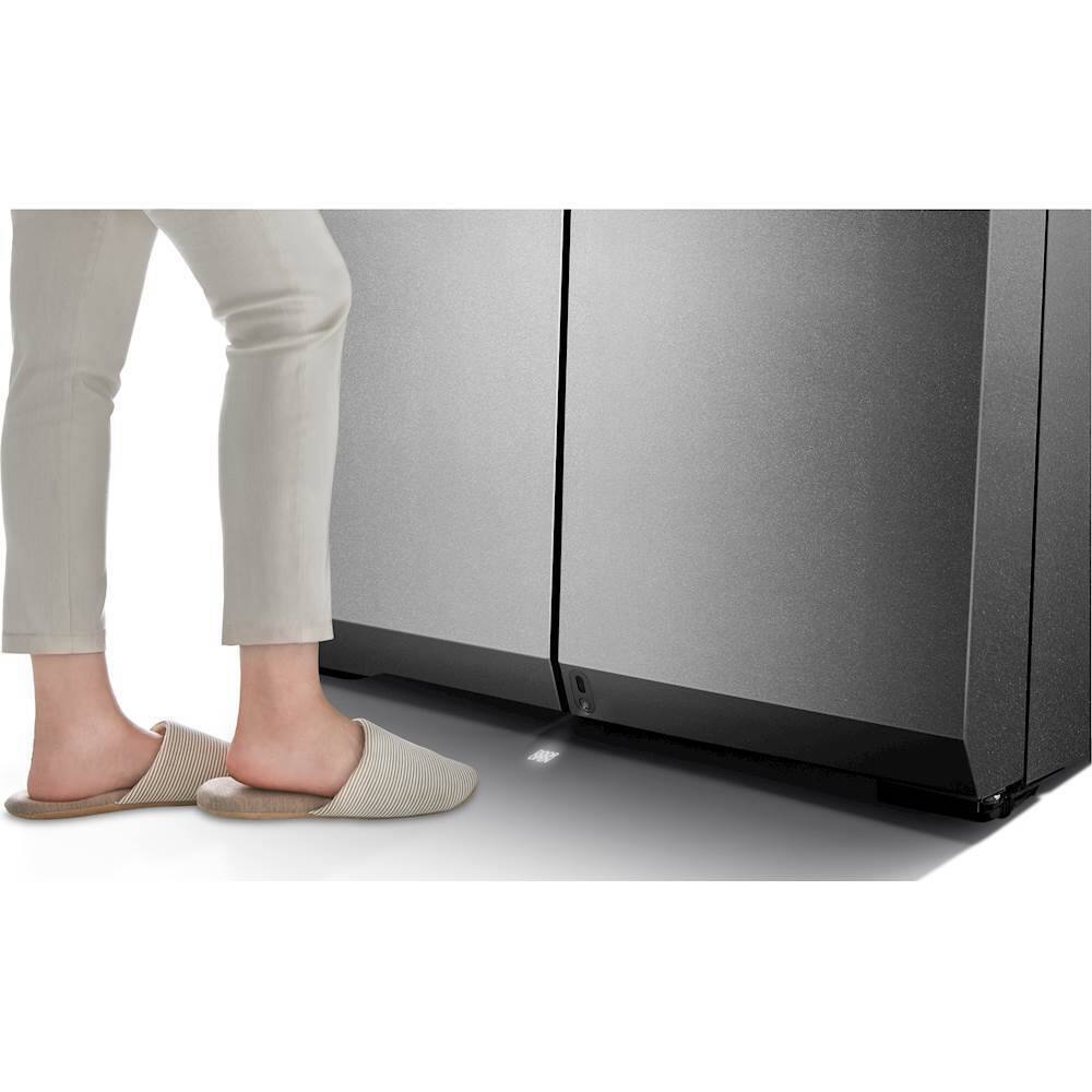 Alt View 15. LG - SIGNATURE 31 cu. ft. InstaView Door-in-Door Smart Wi-Fi Enabled Refrigerator - Textured Steel.