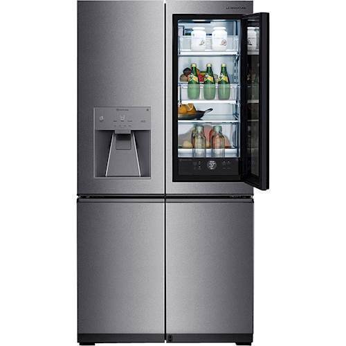 Alt View 17. LG - SIGNATURE 31 cu. ft. InstaView Door-in-Door Smart Wi-Fi Enabled Refrigerator - Textured Steel.