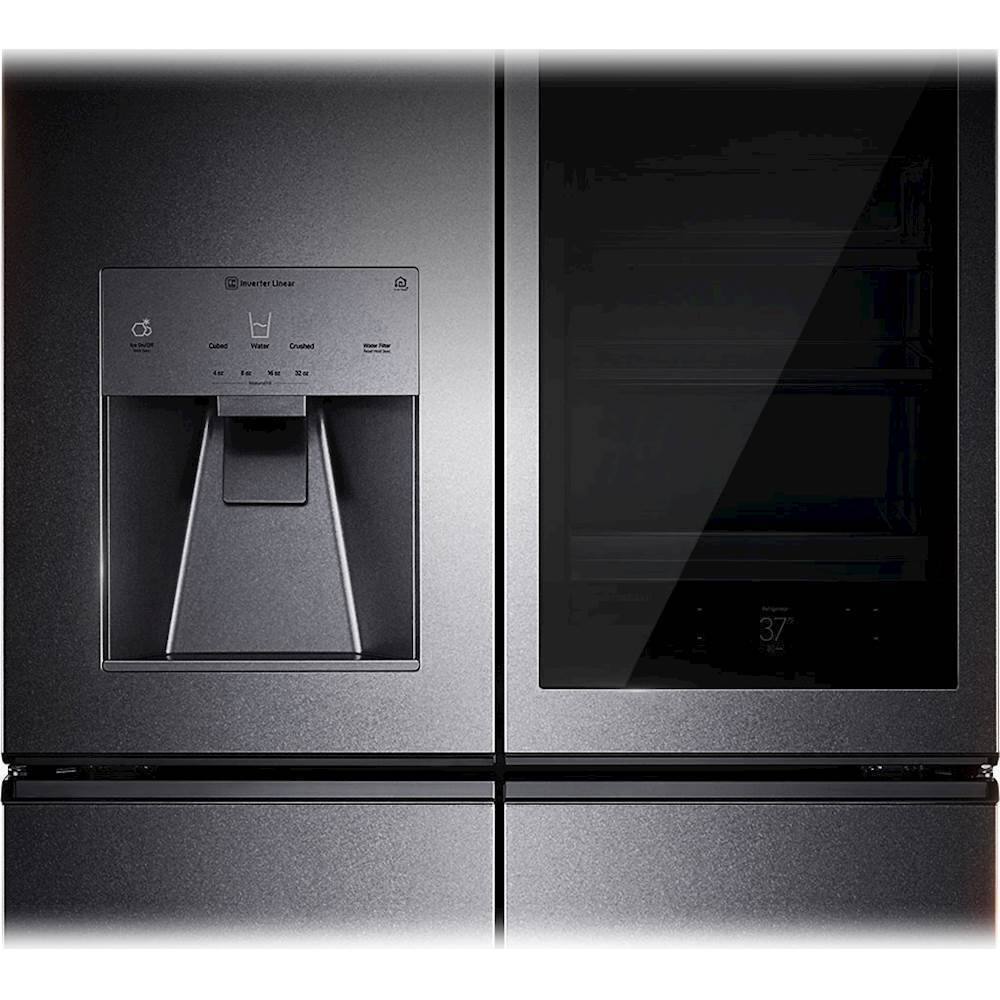 Alt View 19. LG - SIGNATURE 31 cu. ft. InstaView Door-in-Door Smart Wi-Fi Enabled Refrigerator - Textured Steel.