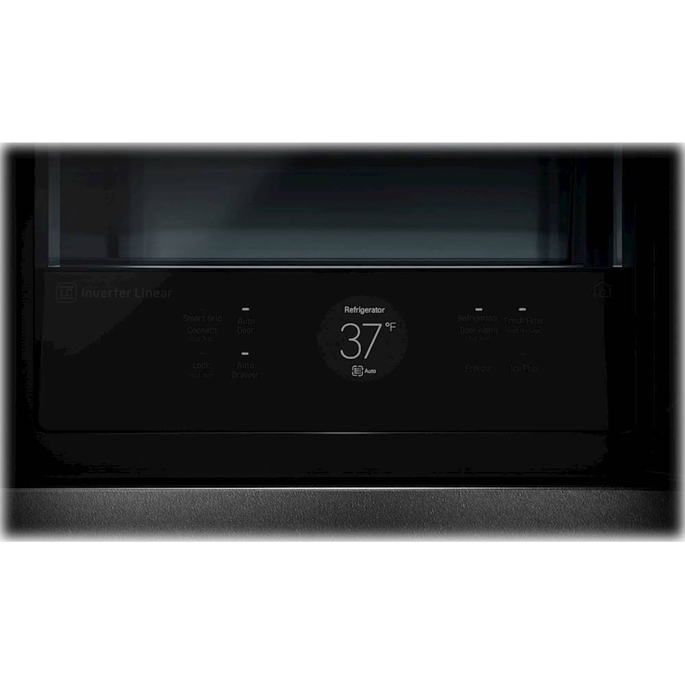 Alt View 20. LG - SIGNATURE 31 cu. ft. InstaView Door-in-Door Smart Wi-Fi Enabled Refrigerator - Textured Steel.