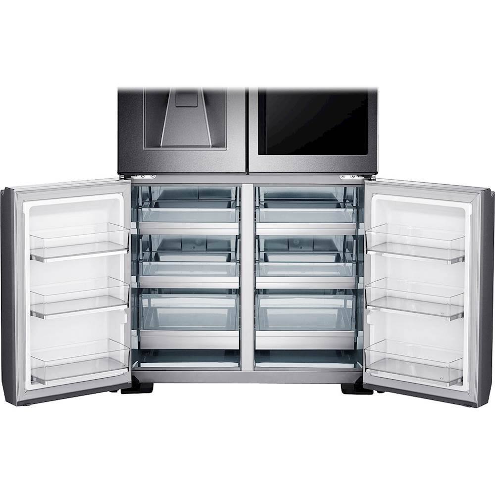 Alt View 3. LG - SIGNATURE 31 cu. ft. InstaView Door-in-Door Smart Wi-Fi Enabled Refrigerator - Textured Steel.