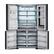 Alt View 4. LG - SIGNATURE 31 cu. ft. InstaView Door-in-Door Smart Wi-Fi Enabled Refrigerator - Textured Steel.