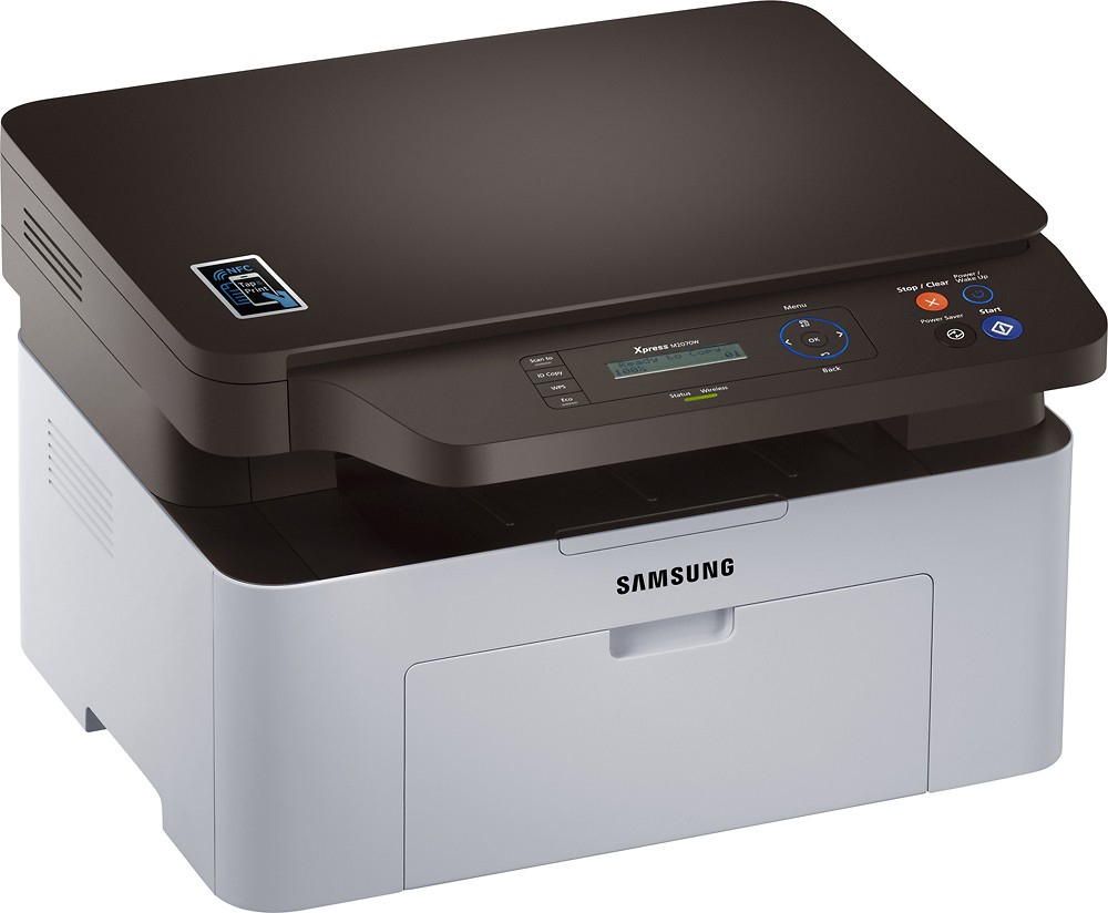 Are depressed Station Orphan Best Buy: Samsung Xpress M2070W Wireless Black-and-White All-In-One Laser  Printer SL-M2070W