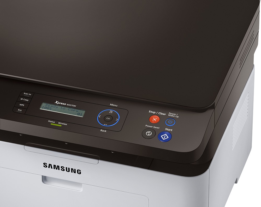 oyente Polinizador Disciplinario Best Buy: Samsung Xpress M2070W Wireless Black-and-White All-In-One Laser  Printer SL-M2070W