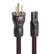 Front. AudioQuest - NRG-Z2 3.5' Power Cable with C7 to 3-Prong Wall Plug Connectors - Black.