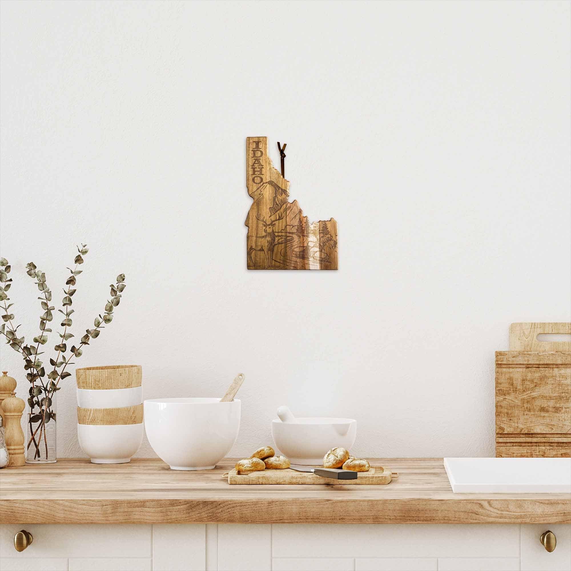 Left. Rock & Branch - Origins Series Idaho Cutting Board.