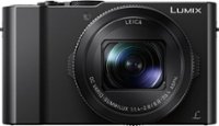 Front. Panasonic - Lumix DMC-LX10 20.1-Megapixel Digital Camera - Black.