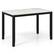 Alt View 6. Costway - Dining Table 45" Rectangular Mid Century Kitchen Table with Faux Marble Tabletop - White.