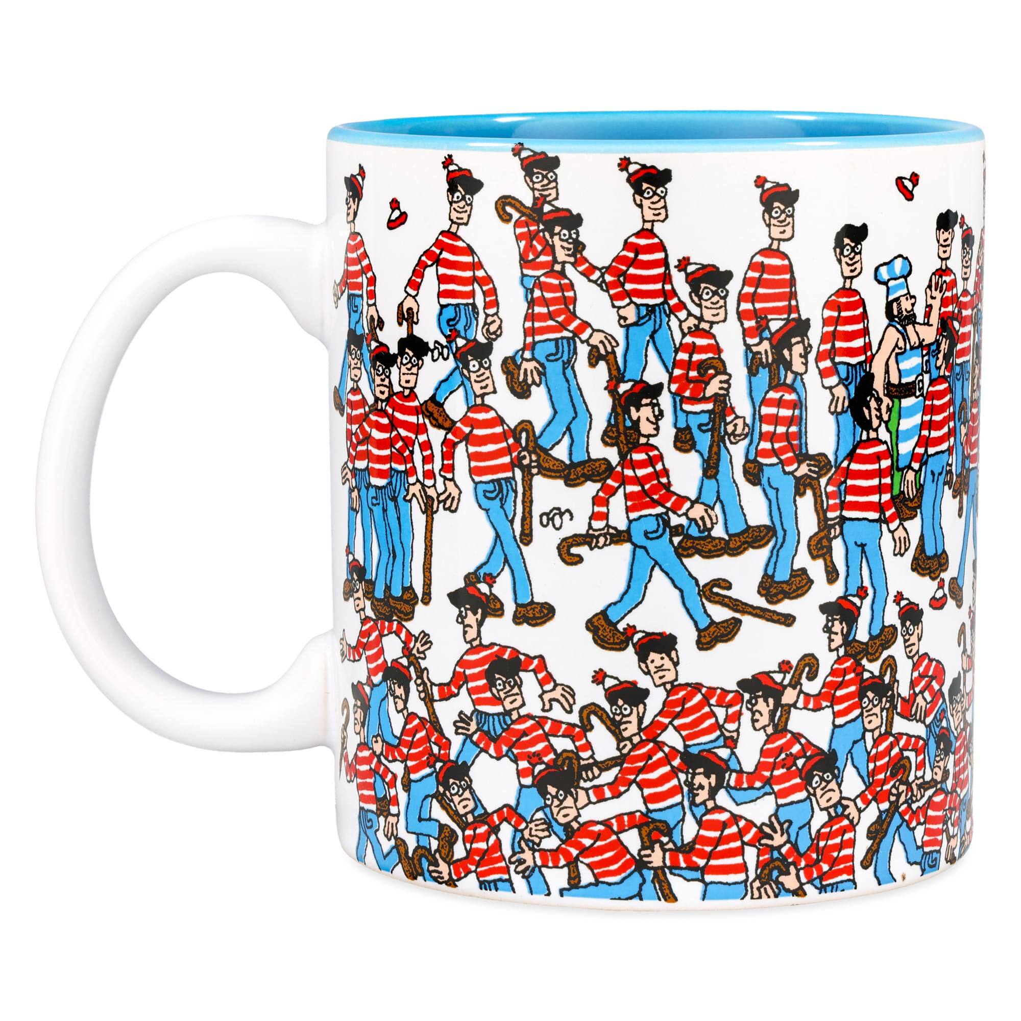 Alt View 10. Silver Buffalo - Wheres Waldo Land Of Waldos 20-Ounce Ceramic Mug - White.