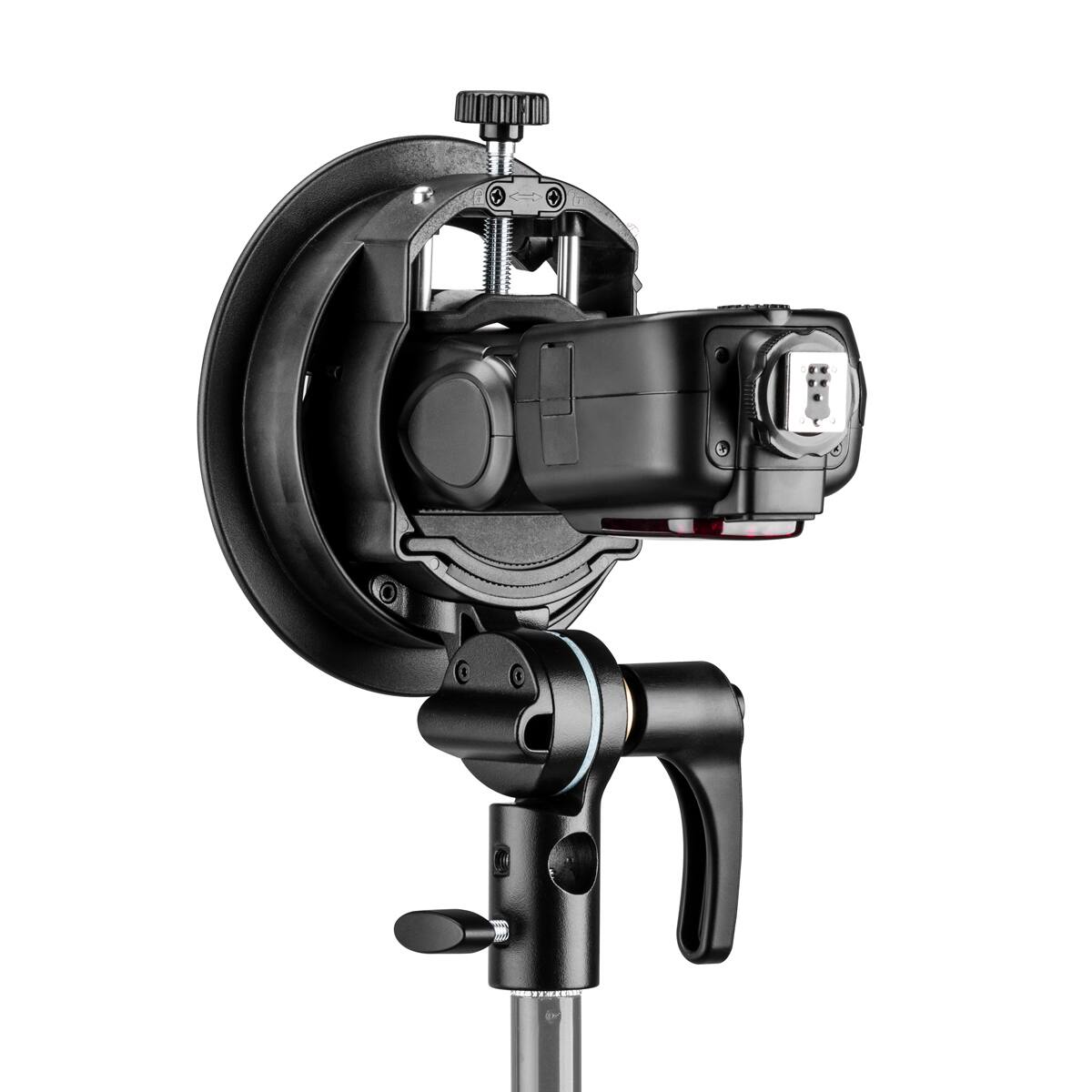 Alt View 5. Glow - Glow S2 Round Flash S-type Bowens Mount Bracket for Round Head Flashes (Godox S2).
