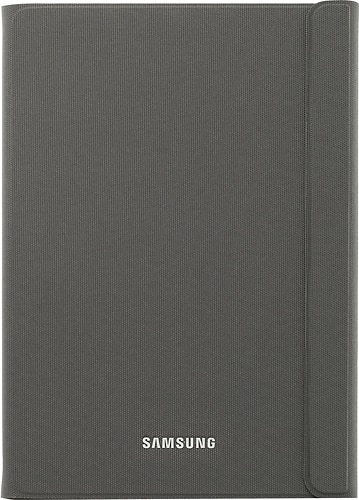 Samsung - Book Cover for Samsung Galaxy Tab A 8.0 - Dark Titanium - Larger Front