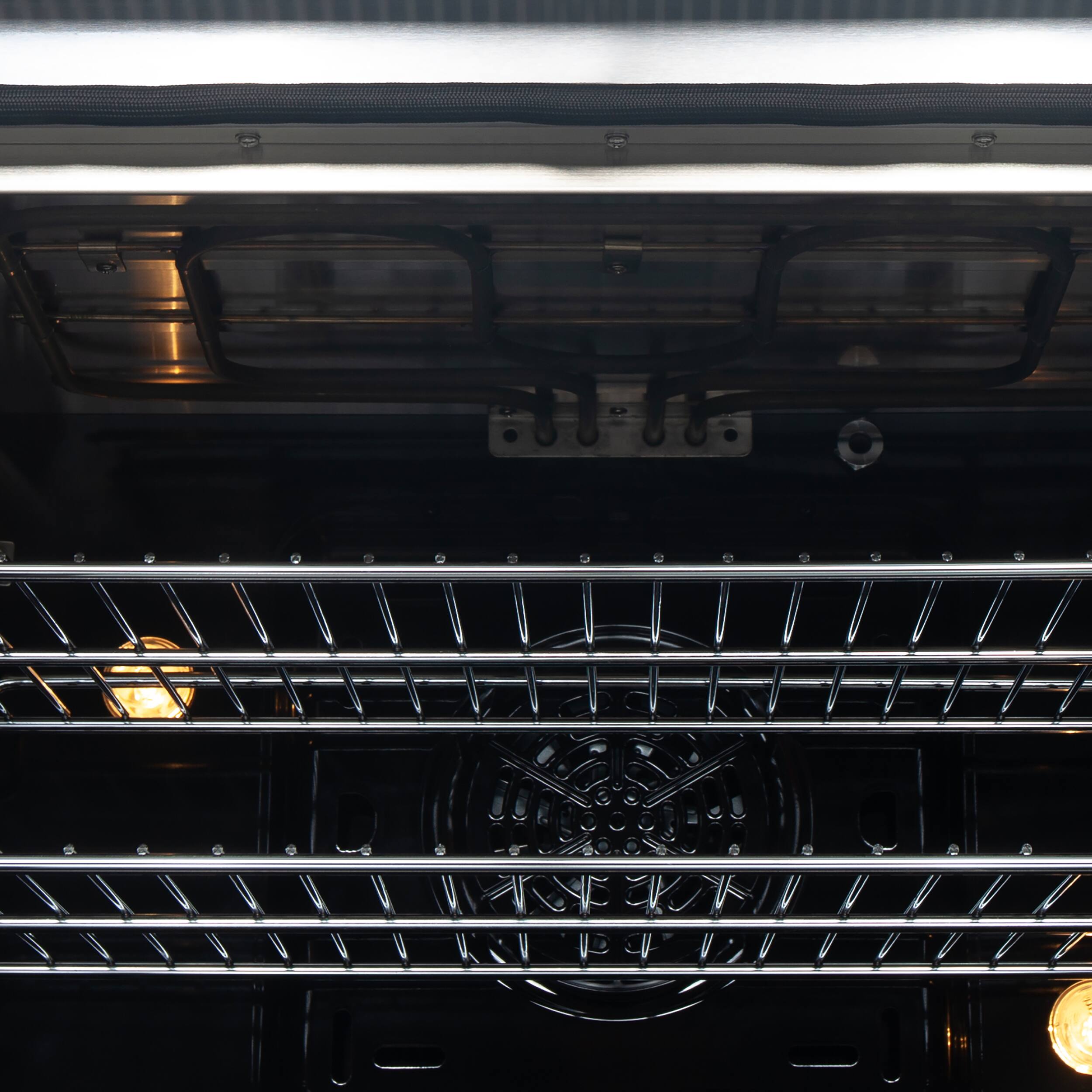 Alt View 12. Forno Appliances - Torino 30" Induction Range - Silver.