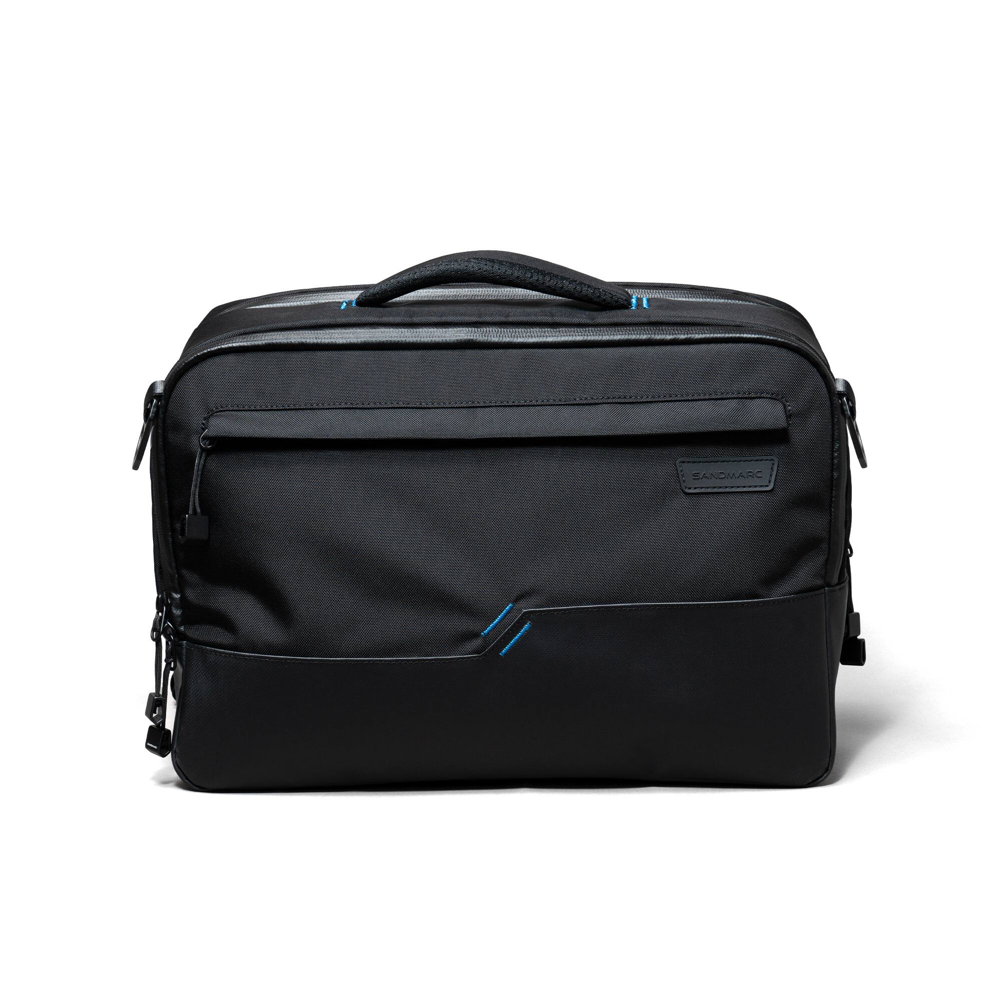Front. SANDMARC - SANDMARC Messenger Pro: Camera & Tech Commuter Bag for Mobile Creators (Fits 16" Laptop) - Black.
