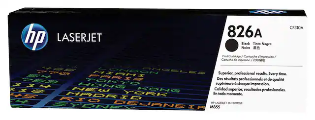 Front. HP - 826A High-Yield Toner Cartridge - Black.