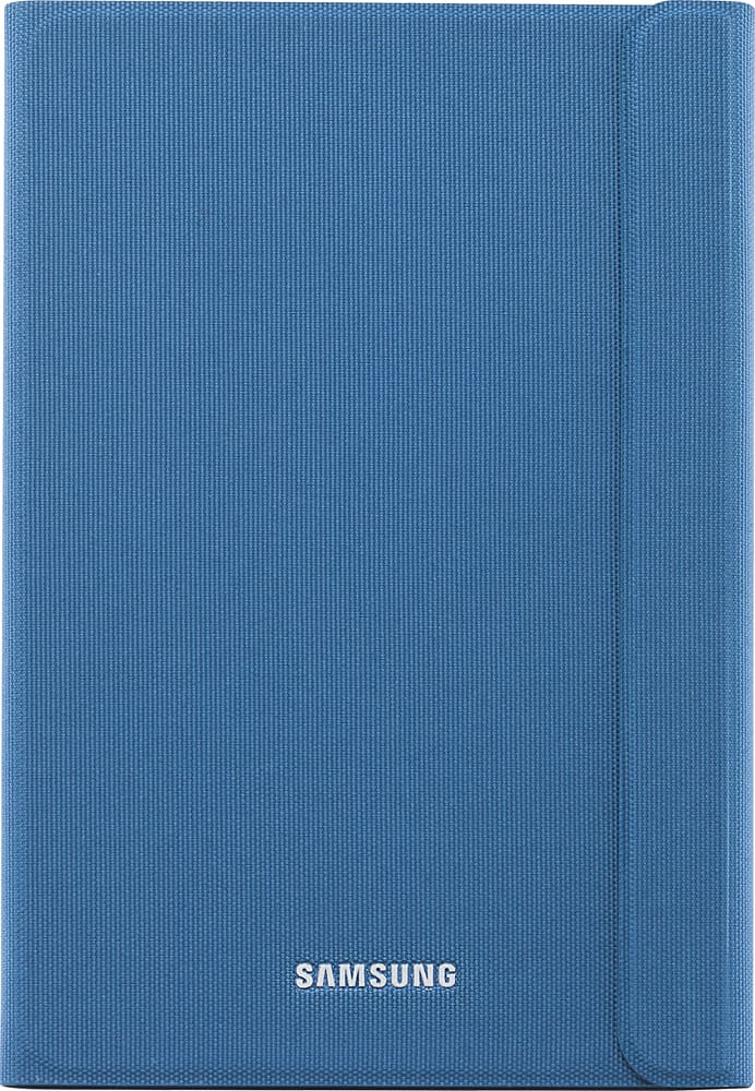 Front. Samsung - Book Cover for Samsung Galaxy Tab A 8.0 - Solid Blue.