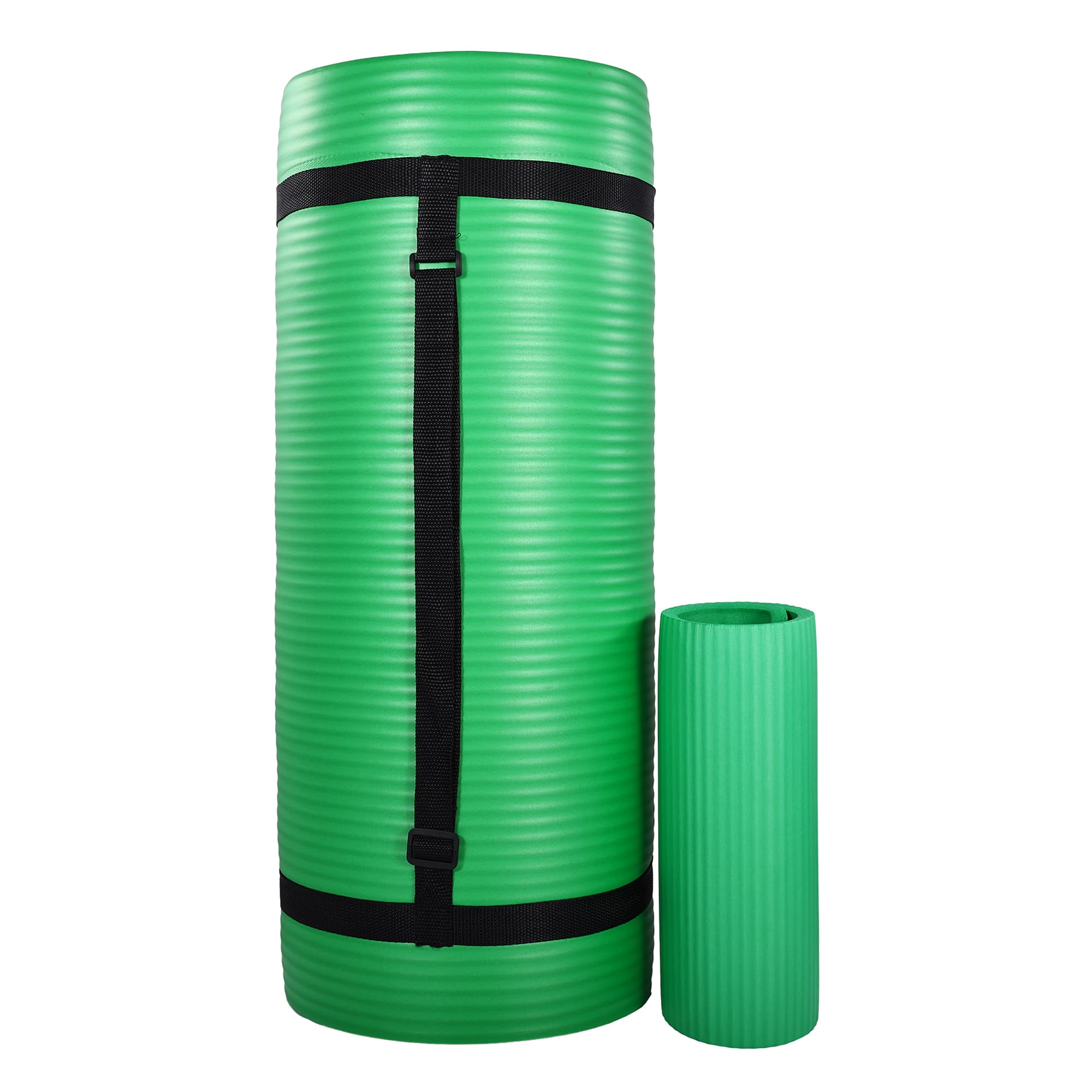"BalanceFrom Fitness - 1"" Extra Thick Yoga Mat w/Knee Pad and Carrying Strap - Green" price history on PriceWatchPro