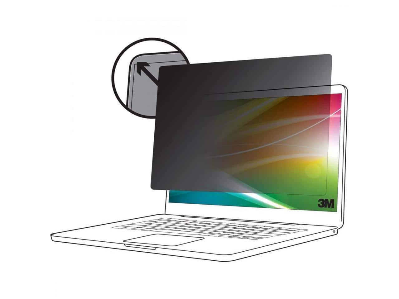3M - Privacy Filter for Surface Laptop 3-5, 13.5in, 3:2, BPNMS002 - Scratch & Fingerprint Resistant - false