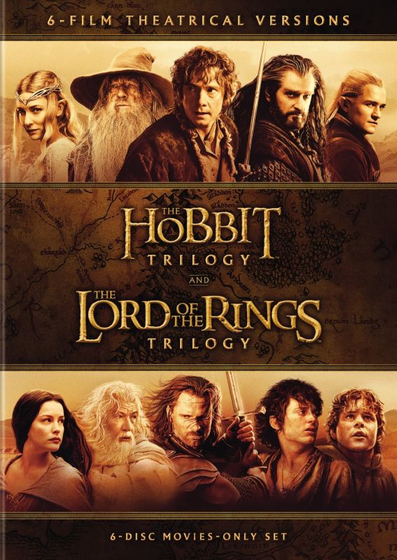  Middle-Earth Theatrical Collection: 6-Film Theatrical Versions [6 Discs] [DVD]
