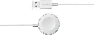 Insignia™ - Apple MFI Certified 4' Magnetic Charging Cable for Apple Watch™ - White - White - Front_Zoom