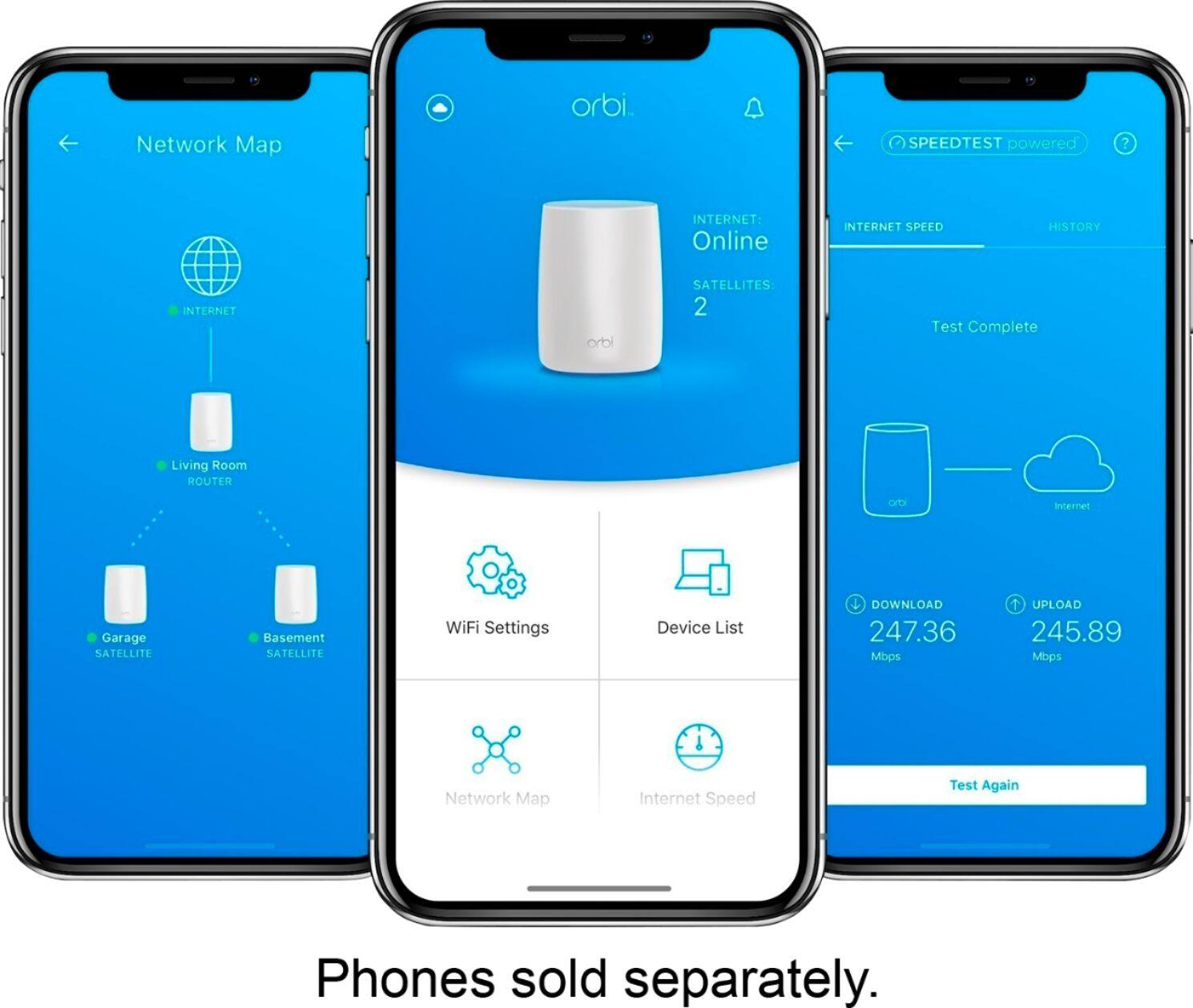 Alt View 14. NETGEAR - Orbi AC3000 Tri-band Wi-Fi Range Extender.