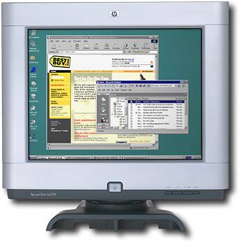 hp pavilion crt monitor