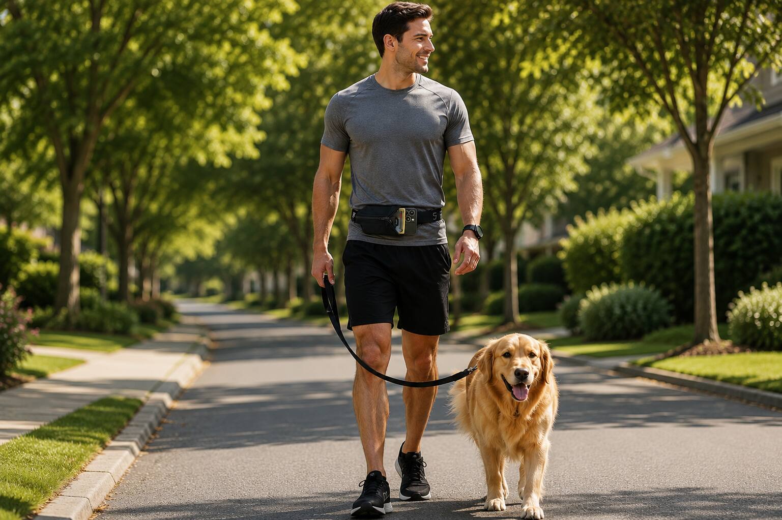 Angle. SPIBelt - The Original Running Belt - Black.