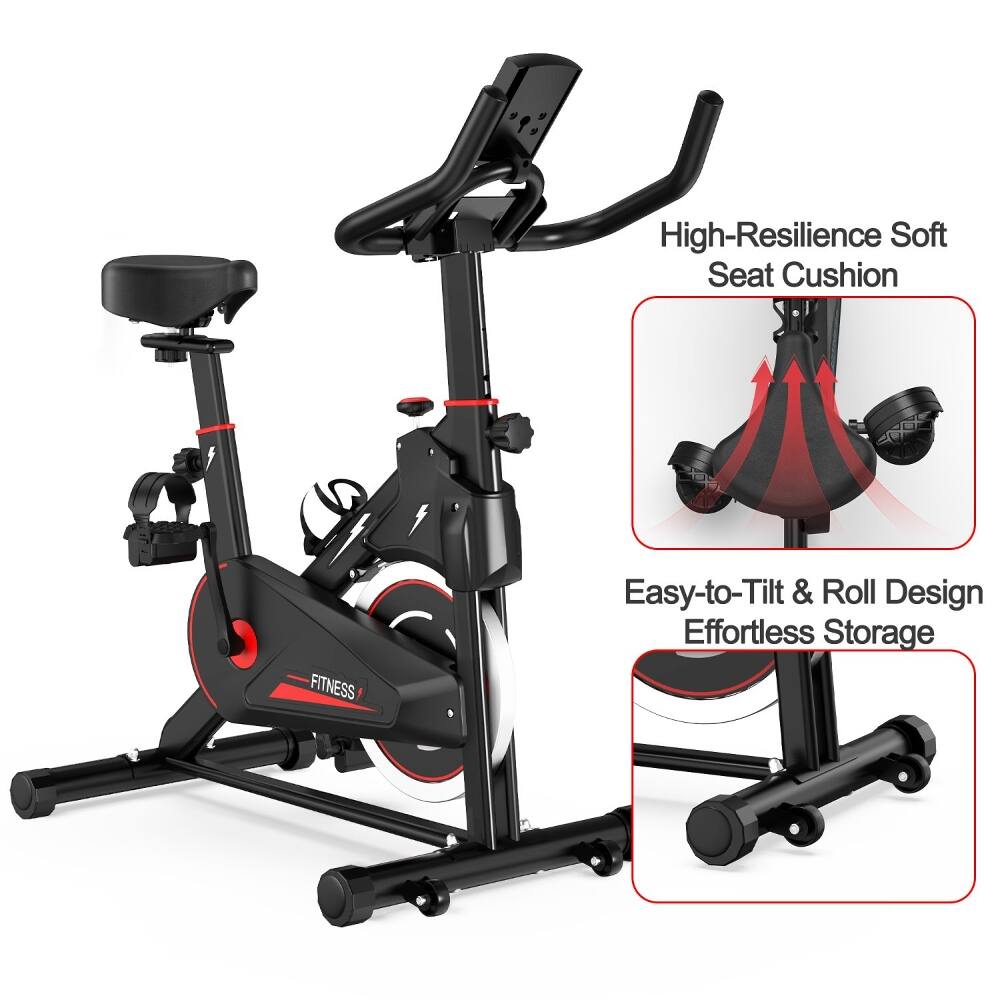 High-Resilience Soft Seat Cushion  
FITNESS  
Easy-to-Tilt & Roll Design  
Effortless Storage