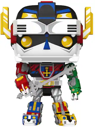 Front. Funko - Funko POP! Super 6'': Voltron - Voltron (Retro) (Cartoon Network) - COLLECTIBLES - Multicolor.