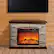 Alt View 20. Lifesmart - Large Square Infrared Faux Stone Fireplace - Black.