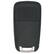 Alt View 1. Car Keys Express - Car Keys Express Flip Key Remote Replacement Case - GM 5 Button Black Shell Only; No Electronics - Black.