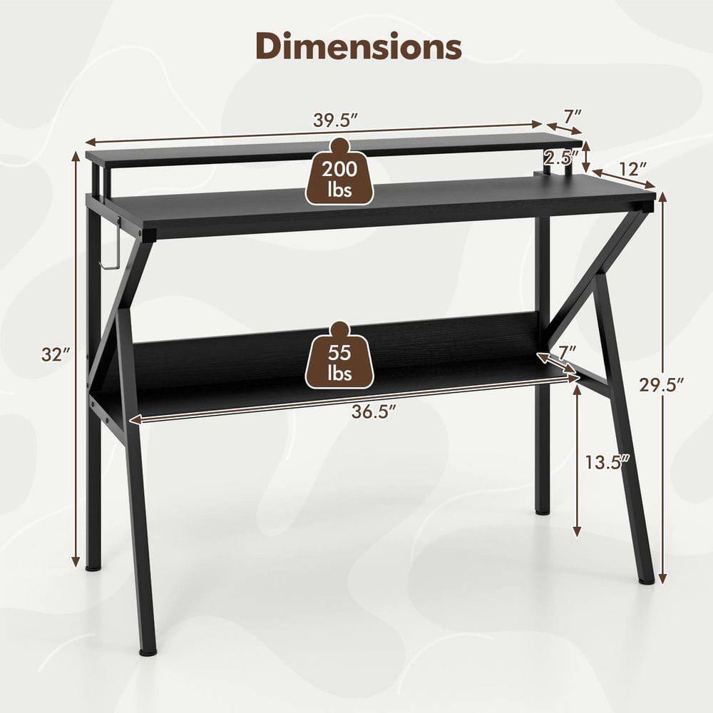 Dimensions: 39.5" x 7" x 200 lbs, 2.5" x 12" x 32", 36.5" x 7" x 29.5" x 13.5"