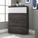 Front. Sauder - Hudson Court 4 Drawer Dresser - Charcoal Ash.