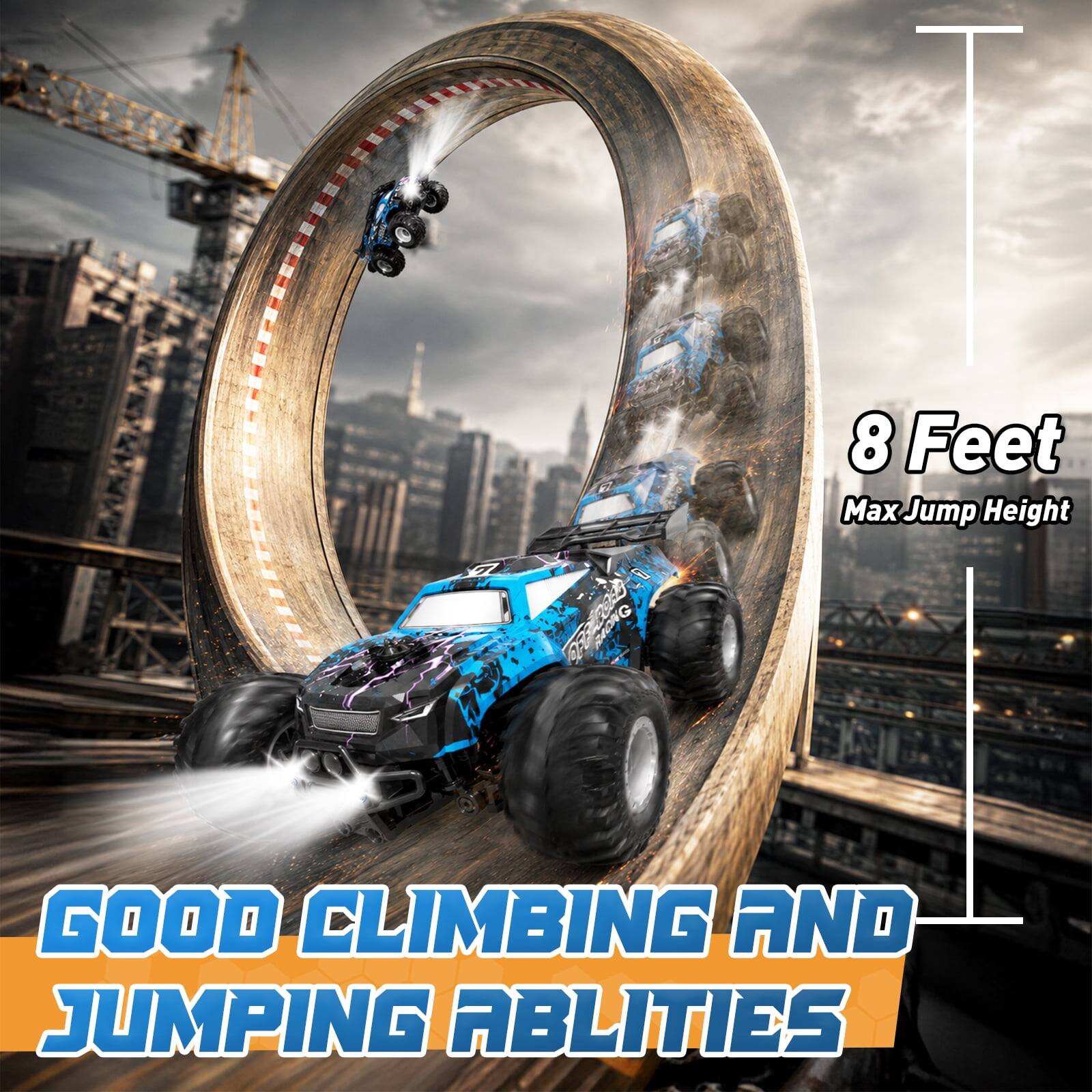 8 Feet Max Jump Height  
GOOD CLIMBING AND JUMPING ABILITIES