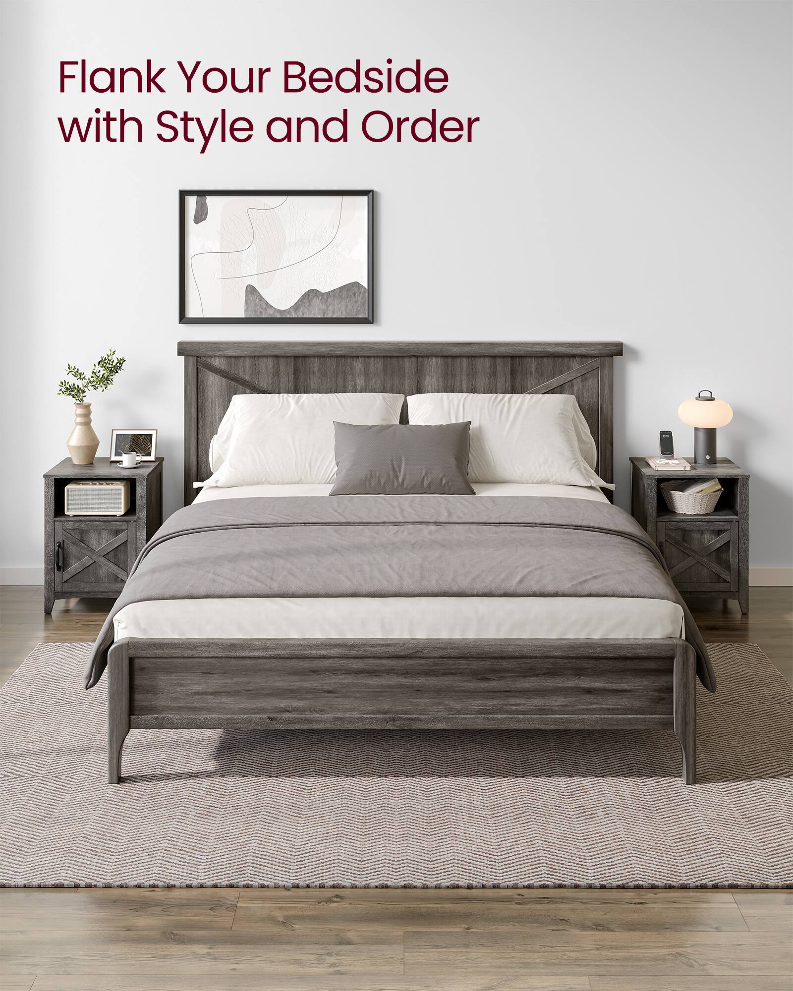 Flank Your Bedside with Style and Order