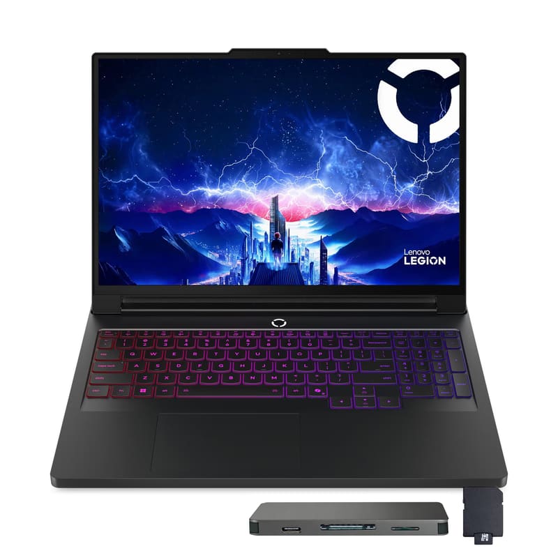 Lenovo - Upgraded - Legion Pro 7i 16" 240Hz Gaming Laptop,Core Ultra 9 290HX Plus,32GB RAM,1TB SSD+1TB Dock,GeForce RTX 5090,Win11Pro - Eclipse Black