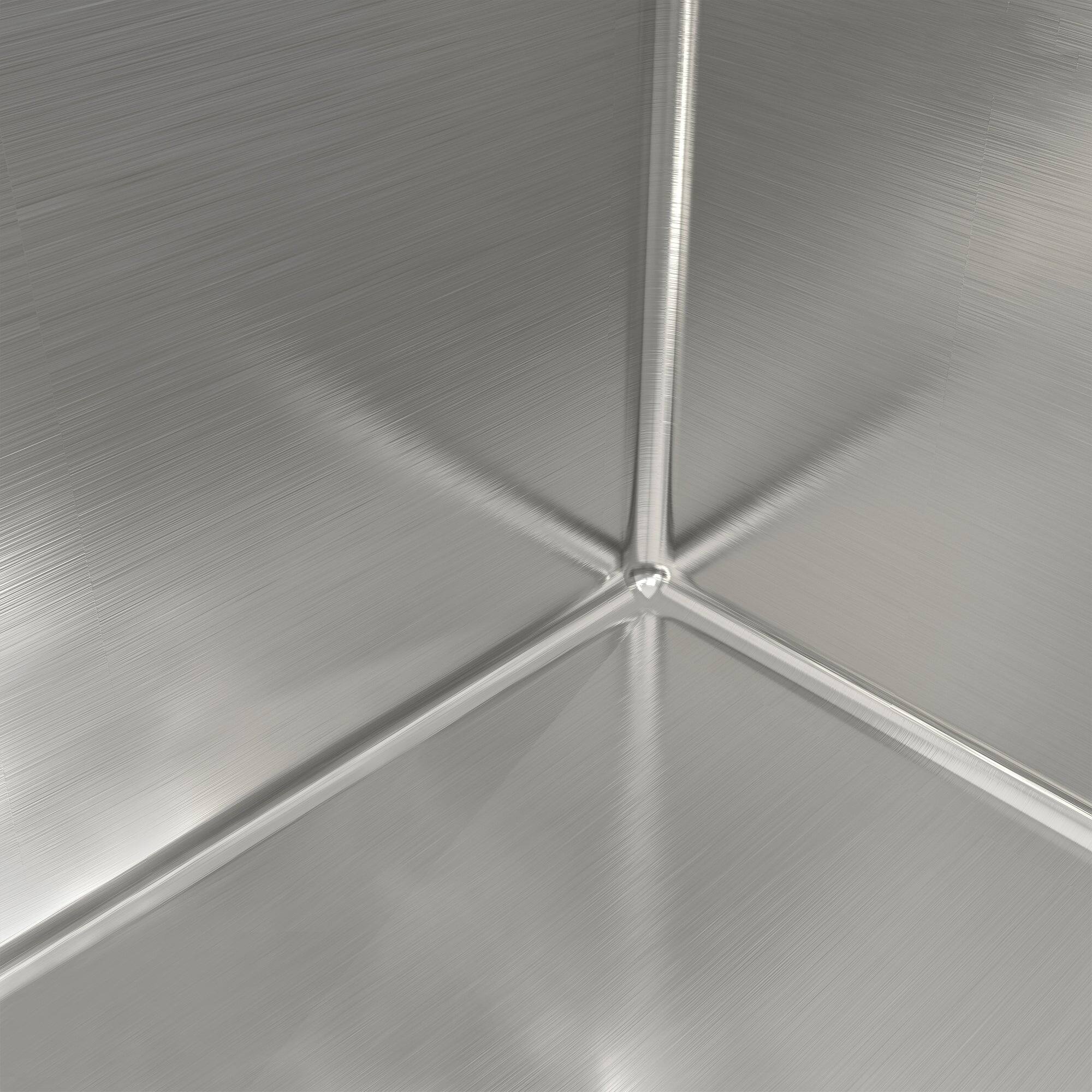 Alt View 9. Boyel Living - 32 in. Undermount Single Bowl 18-Gauge Stainless Steel Kitchen Sink with Cutting Board, Rolling Drying Rack, Colander - Silver.