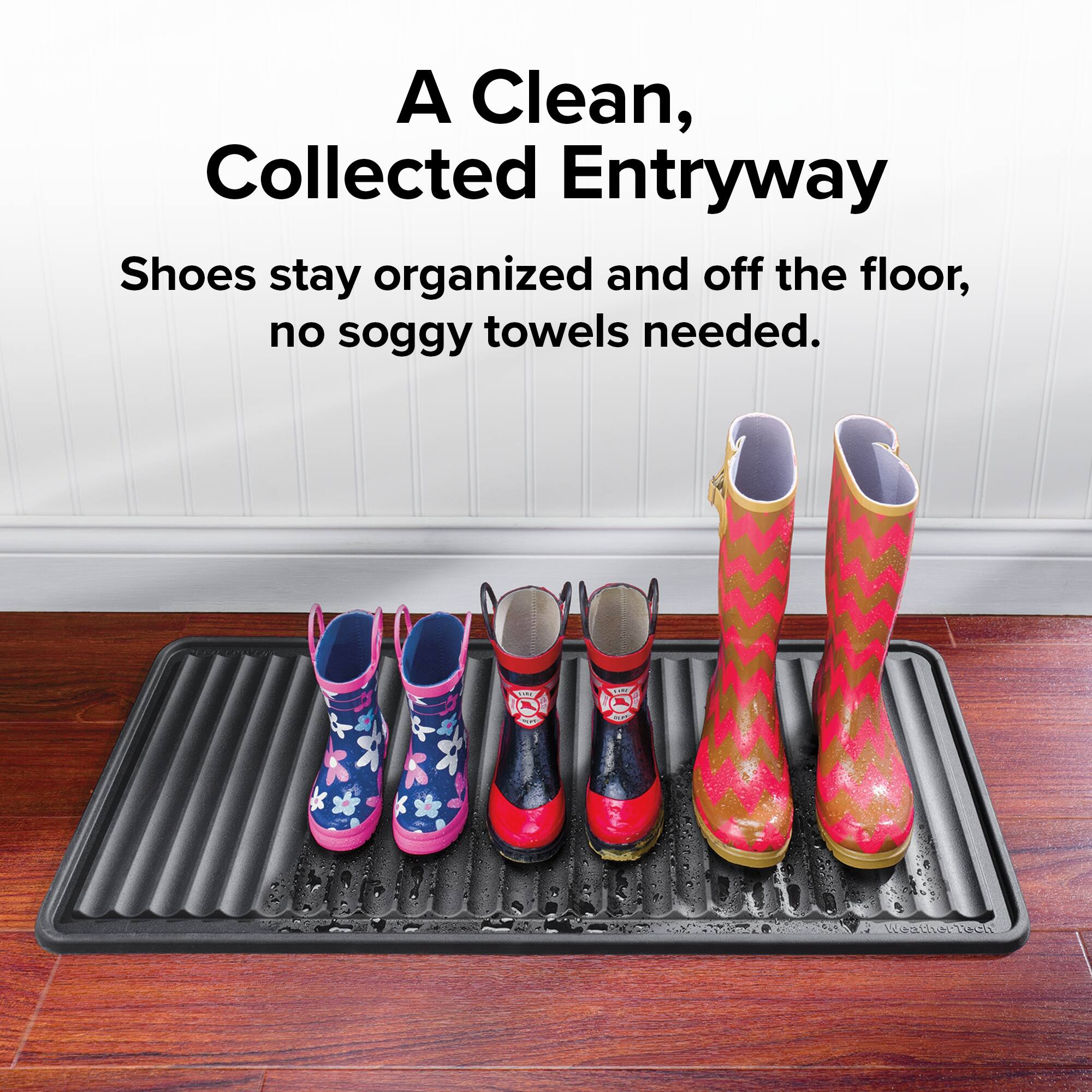 WeatherTech BootTray | Heavy Duty Indoor Mat for Dirty Boots and Shoes ...