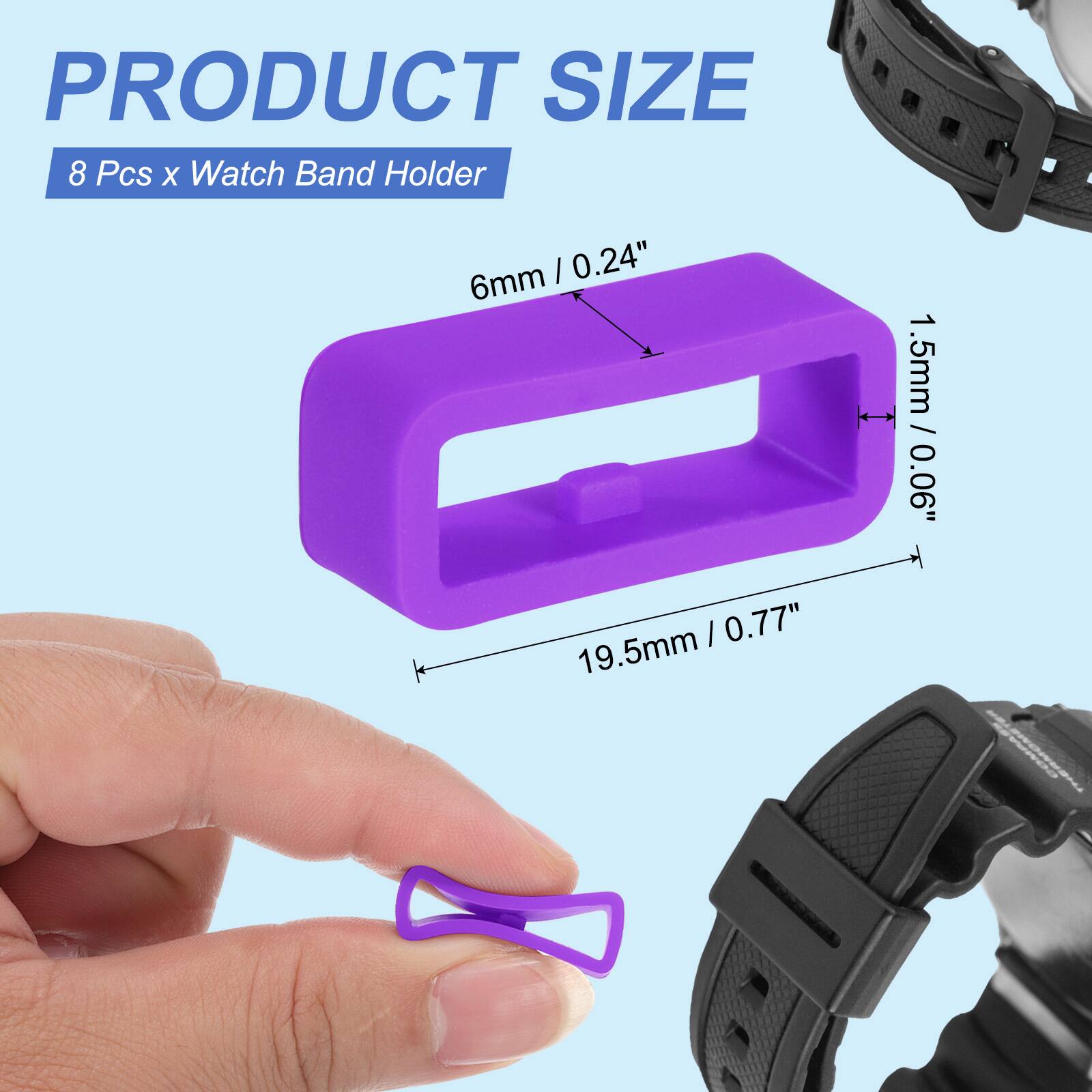 PRODUCT SIZE  
8 Pcs x Watch Band Holder  
6mm / 0.24"  
1.5mm / 0.06"  
19.5mm / 0.77"