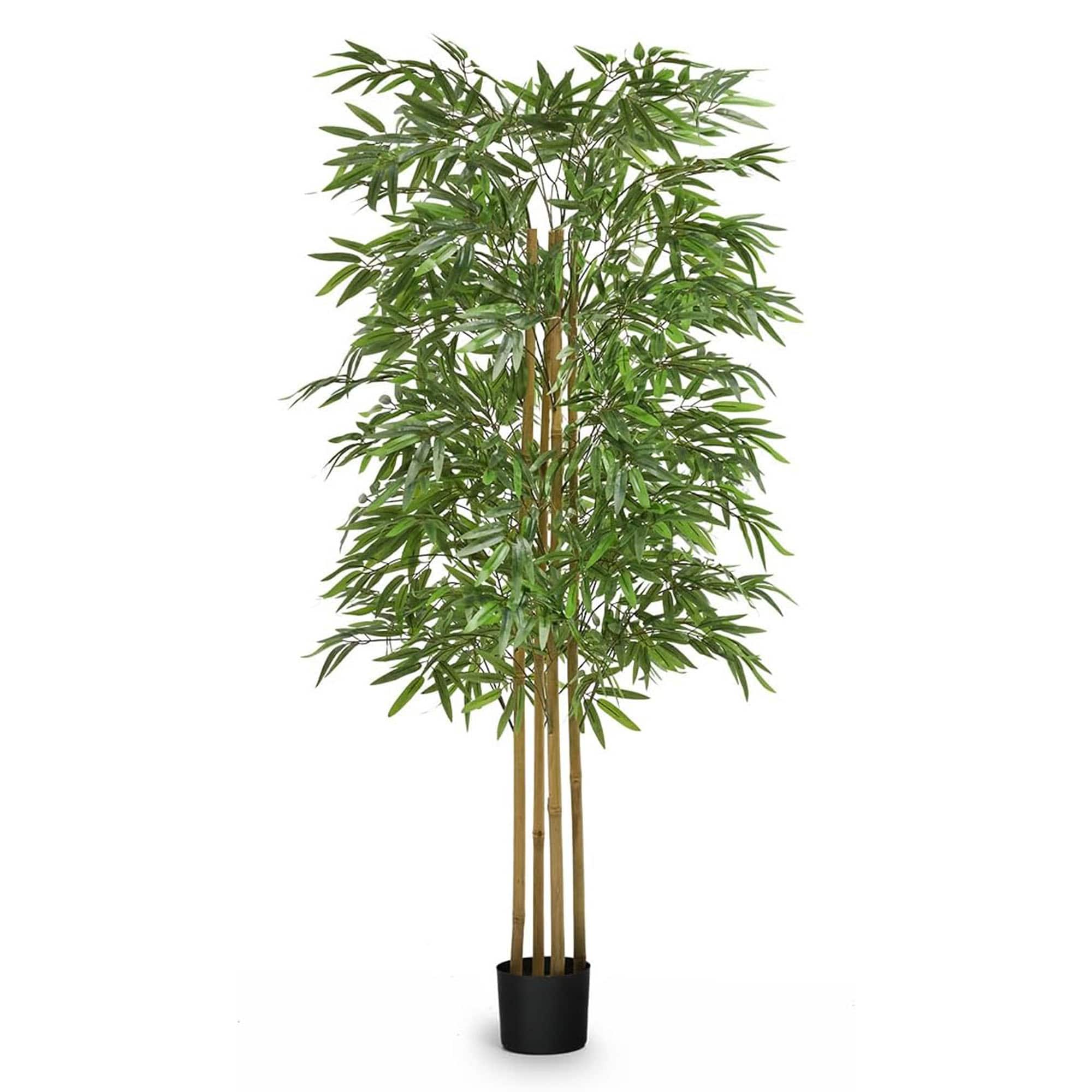 Maia Shop - Artificial Bamboo Tree 5 Feet Tall Tropical Home Decoration, 60 Inches - Green